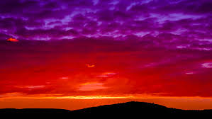 Red Sunset Sky Time Lapse. Stock Footage Video (100% Royalty ...